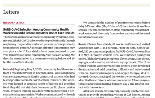 Do Facial Shields Prevent COVID-19 Transmission?